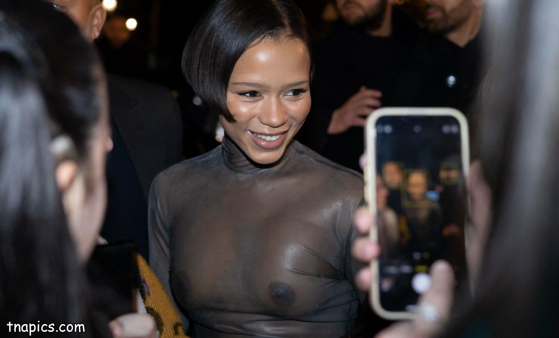 Taylor Russell Nude And Nip Slip
